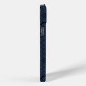 Moderne stijl zwart marineblauw goud Case-Mate iPhone case (Achterkant / Rechts)