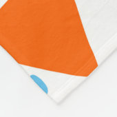 Moderne stijlabstractie met samenstelling gemaakt fleece deken (Hoek)