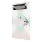 Moderne stijlgeometrische vormgeving mini klembord (Angled2)