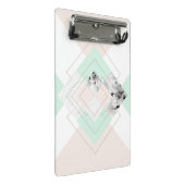 Moderne stijlgeometrische vormgeving mini klembord (Schuin)