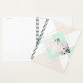 Moderne stijlgeometrische vormgeving planner (Display)