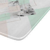 Moderne stijlgeometrische vormgeving snijplank (Hoek)