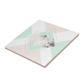 Moderne stijlgeometrische vormgeving tegeltje (Zijkant)