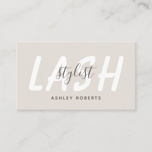 Moderne, stijllijstlicht visitekaartje (Voorkant)