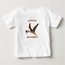 Moderne stijlvol ontwerp monogram Babysaurs wit