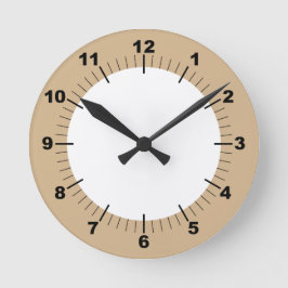 Moderne stijlvolle 8" acrylwand ronde klok