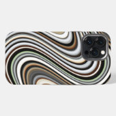 Moderne Stijlvolle Abstracte Patroon iPhone Hoesje (Achterkant horizontaal)