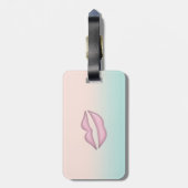 Moderne, stijlvolle afbeelding - Lips, persoonlijk Bagagelabel (Achterkant verticaal)