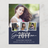 Moderne stijlvolle Afstuderen, foto van 2019 4 Briefkaart (Voorkant)