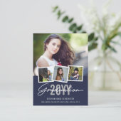 Moderne stijlvolle Afstuderen, foto van 2019 4 Briefkaart (Staand voorkant)