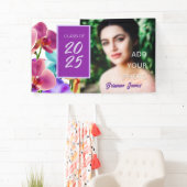 Moderne Stijlvolle Afstuderen Party Photo Banner (Insitu)