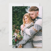 Moderne, stijlvolle Arch Wedding Eucalyptus Green  Kaart (Achterkant)