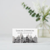 Moderne Stijlvolle Architectuur Uptown House Archi Visitekaartje (Staand voorkant)