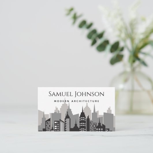 Moderne Stijlvolle Architectuur Uptown House Archi Visitekaartje (Staand voorkant)