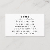 Moderne Stijlvolle Architectuur Uptown House Archi Visitekaartje (Achterkant)