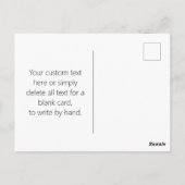 Moderne stijlvolle bewerkbare gouden tekst & strep briefkaart (Achterkant)