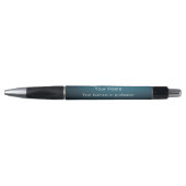 Moderne stijlvolle blauwe aangepaste zakelijke pro pen (Voorkant)