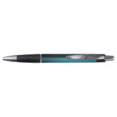 Moderne stijlvolle blauwe aangepaste zakelijke pro pen (Achterkant)