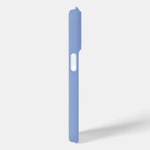 moderne stijlvolle blauwe monogram initiaal Case-Mate iPhone case (Achterkant / Rechts)