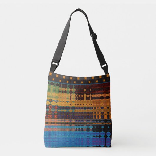 Moderne stijlvolle bohemian boekentas canvas tas h (Voorkant)