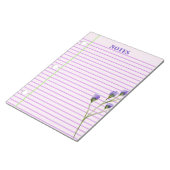 Moderne stijlvolle Boho Floral Notitieblok (Schuin)