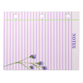 Moderne stijlvolle Boho Floral Notitieblok (Voorkant)