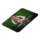 Moderne , stijlvolle bruiloft bespaart de datum fo magneet (Linkerzijde)