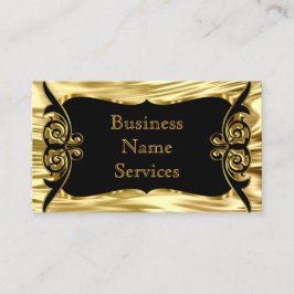 Moderne stijlvolle Business Deco Gold Black Visitekaartje