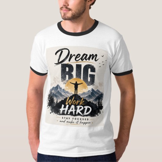 Moderne Stijlvolle Comfortabele T-Shirt (Voorkant)