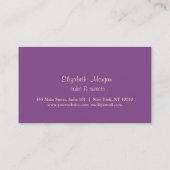 Moderne, stijlvolle cupcakes Loyalty Kaart (Achterkant)