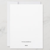 Moderne stijlvolle eenvoudige Kerstmis Vrouw Hond  Feestdagenkaart (Achterkant)