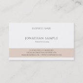 Moderne Stijlvolle Eenvoudige Professionele Monogr Visitekaartje (Achterkant)