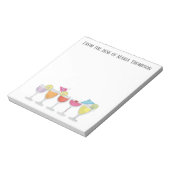 Moderne, stijlvolle, eenvoudige rendy Waterverf Dr Notitieblok (Linkerzijde)