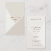 Moderne stijlvolle eenvoudige Sjabloon minimalisti Visitekaartje (Voorkant / Achterkant)