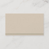 Moderne stijlvolle effen parel afwerking luxe visitekaartje (Achterkant)