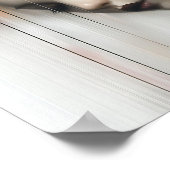 Moderne stijlvolle elegante Abstracte mooie vrouw Poster (Hoek)