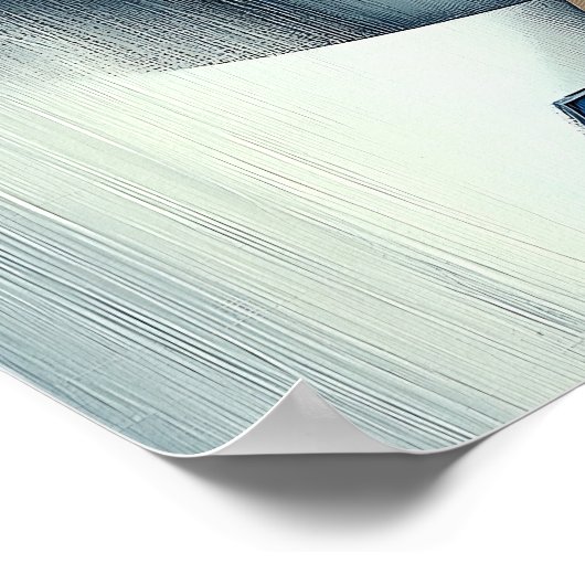 Moderne stijlvolle elegante Abstracte mooie vrouw Poster (Hoek)