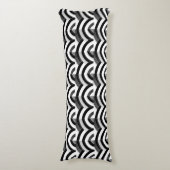 moderne stijlvolle elegante chevrons lichaamskussen (Voorkant Verticaal)