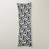 moderne stijlvolle elegante chevrons lichaamskussen (Achterkant (Verticaal))
