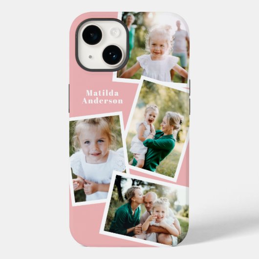 Moderne, stijlvolle, elektronische multi-fotofamil Case-Mate iPhone case (Achterkant)