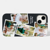 Moderne, stijlvolle, elektronische multi-fotofamil Case-Mate iPhone case (Achterkant (horizontaal))