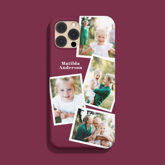 Moderne, stijlvolle, elektronische multi-fotofamil Case-Mate iPhone case
