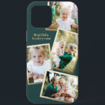 Moderne, stijlvolle, elektronische multi-fotoserie Case-Mate iPhone case<br><div class="desc">Moderne,  stijlvolle gouden multi-fotorezelfilm voor de elektronische telefooncel. Ideale verjaardag,  Kerstmis,  moederdag of vaderdagsontwerp. De kleuren kunnen worden veranderd.</div>