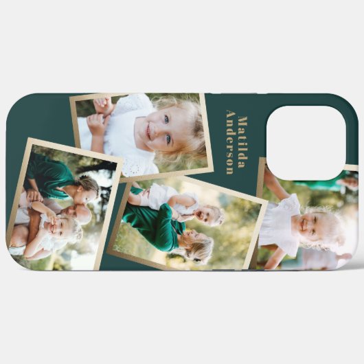 Moderne, stijlvolle, elektronische multi-fotoserie Case-Mate iPhone case (Achterkant (horizontaal))