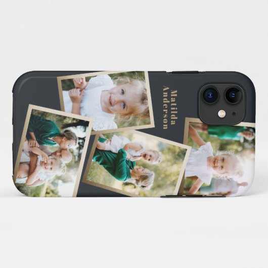 Moderne, stijlvolle, elektronische multi-fotoserie Case-Mate iPhone case (Achterkant (horizontaal))