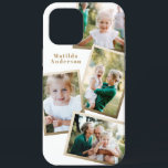 Moderne, stijlvolle, elektronische multi-fotoserie Case-Mate iPhone case<br><div class="desc">Moderne,  stijlvolle gouden multi-fotorezelfilm voor de elektronische telefooncel. Ideale verjaardag,  Kerstmis,  moederdag of vaderdagsontwerp. De kleuren kunnen worden veranderd.</div>