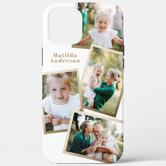 Moderne, stijlvolle, elektronische multi-fotoserie Case-Mate iPhone case (Achterkant)