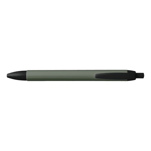 Moderne Stijlvolle Forest Green Monogram Zwarte Inkt Pen (Achterkant)