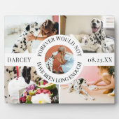 Moderne stijlvolle foto-collage ter nagedachtenis  fotoplaat (Voorkant)