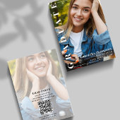 Moderne stijlvolle foto-typografie afstuderen kaart